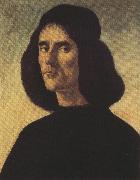 Sandro Botticelli Portrait of Michele Marullo (mk36) oil